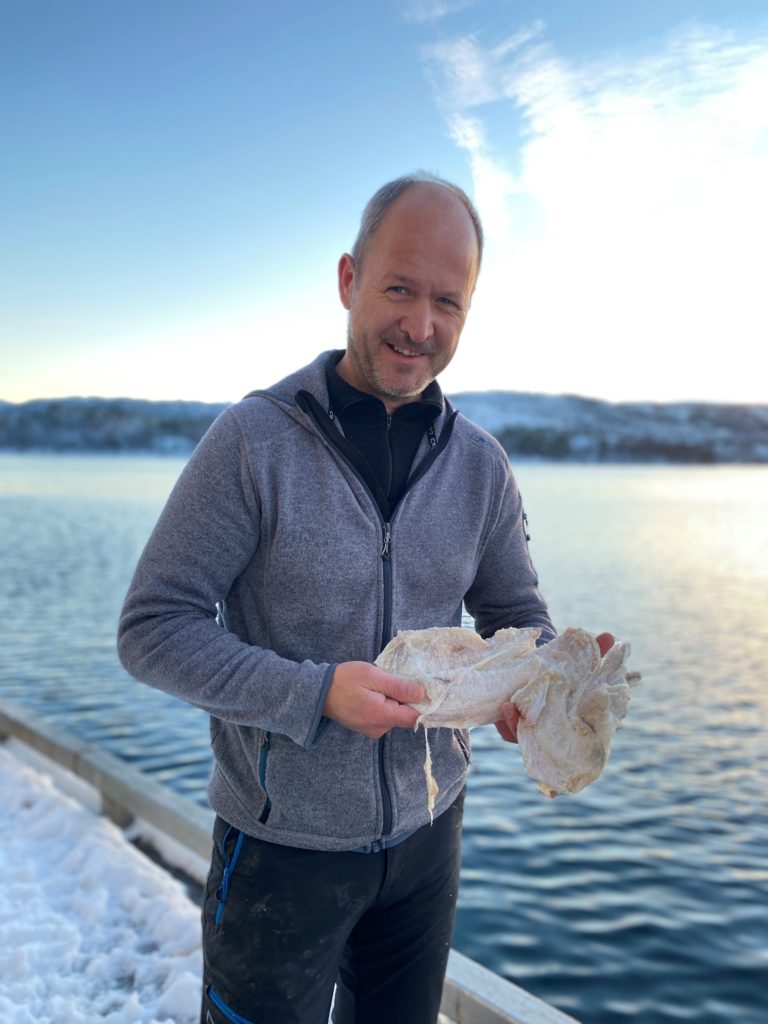 C Food Claus med salta Fish face klar til forsendelse til Portugal
